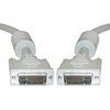 Two cables are connected to each other on a white background.