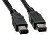 A pair of black cable connectors on a white background.