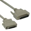 A pair of cable connectors on a white background.
