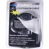 A picture of an extension cable in a package.