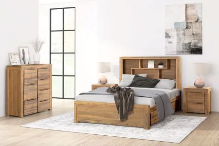The Block Studio Bedroom Suite in Butterscotch (Dreamland's Modern Bedroom Furniture Catalogue)