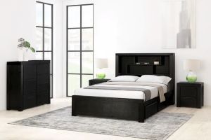 The Block Studio Bedroom Suite in Licorice (Dreamland's Modern Bedroom Furniture Catalogue)