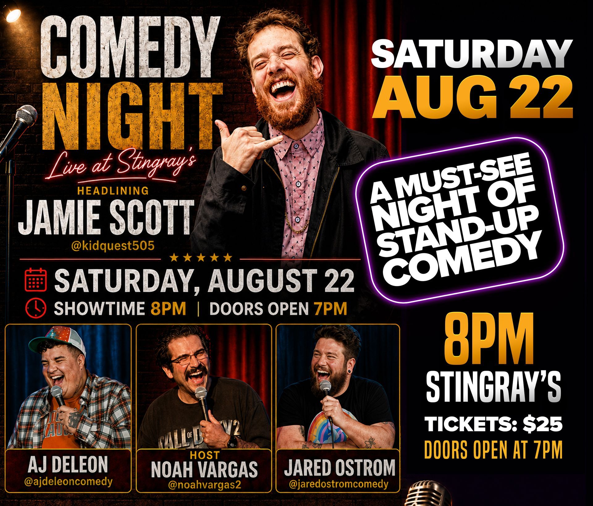 Comedy Night at SunRay Park and Casino
