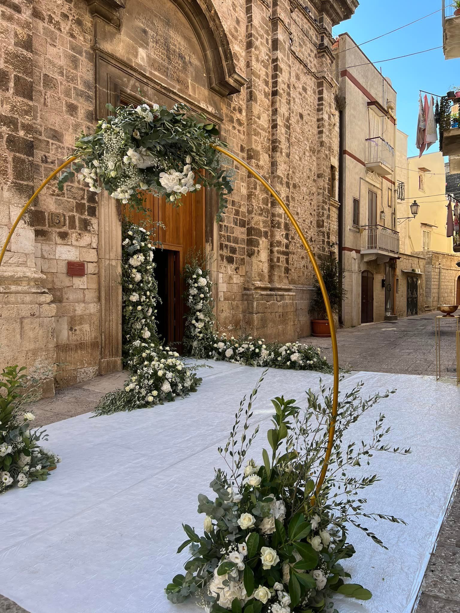 allestimenti esterno chiesa