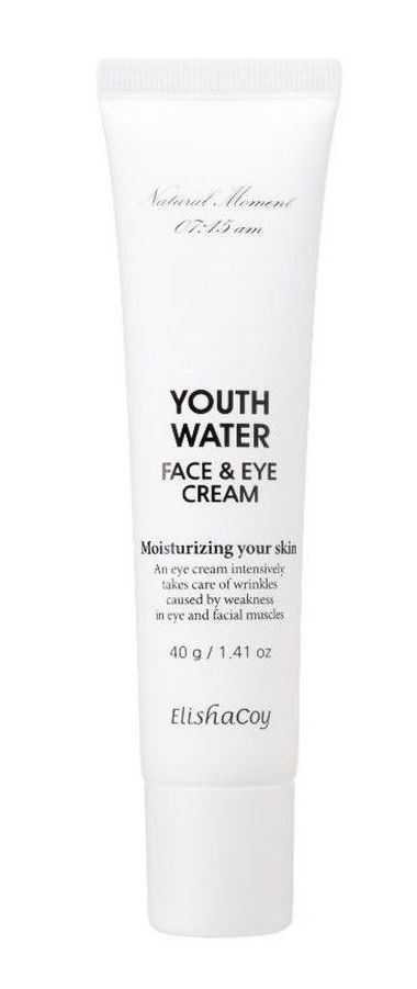 艾琳娜雷 (Elina Ray) 品牌的「青春水潤臉部和眼霜」白色管。