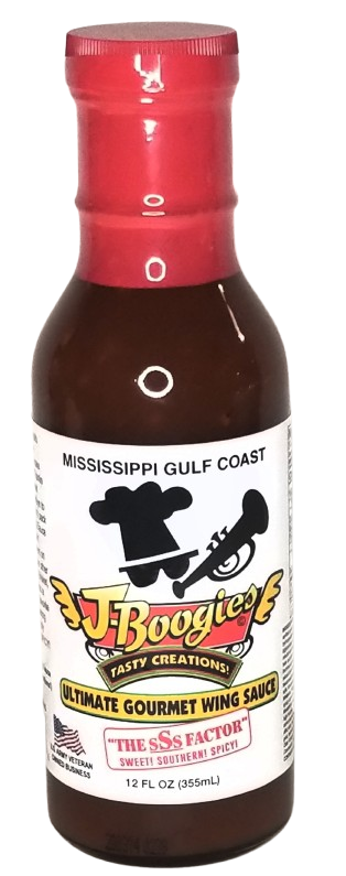 J-Boogie’s Ultimate Gourmet Wing Sauce available for purchase.