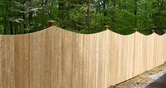 double concave fence