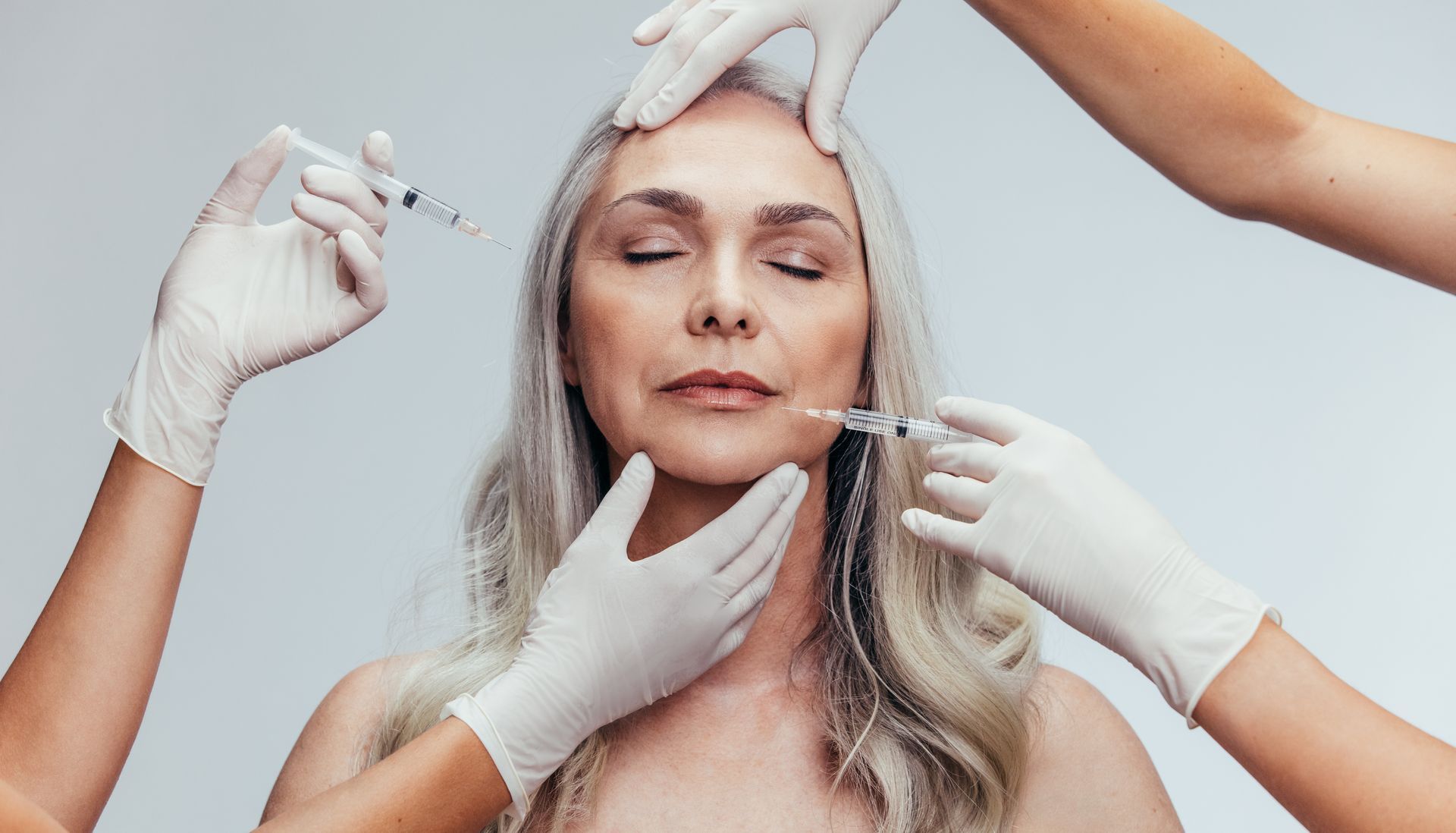 A patient receiving expert Botox injections at a dermatologist-led clinic near Lexington, Kentucky (
