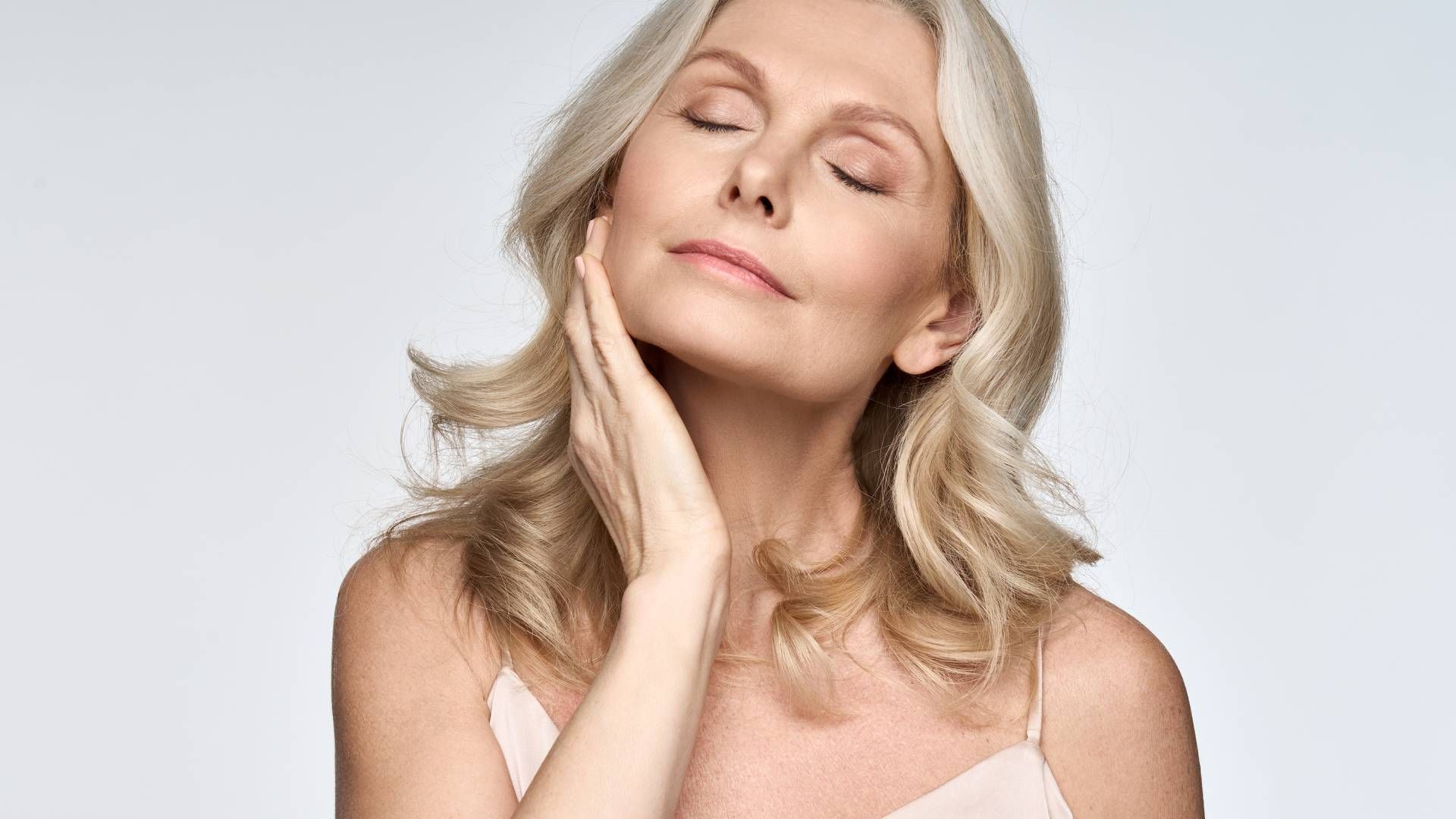 A woman enjoying her smoother skin after a facial peel near Lexington, Kentucky (KY)