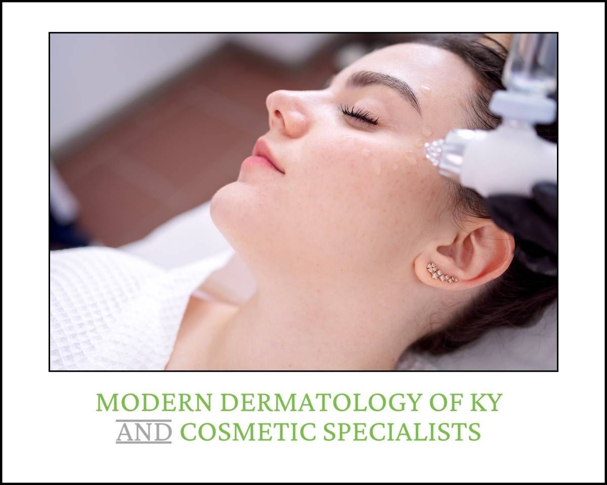 A client receiving a facial treatment near Lexington, Kentucky