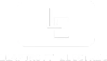 A logo of Leaptrott Electric, Inc. in which white background with LE