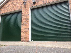 Roller shutter garage doors