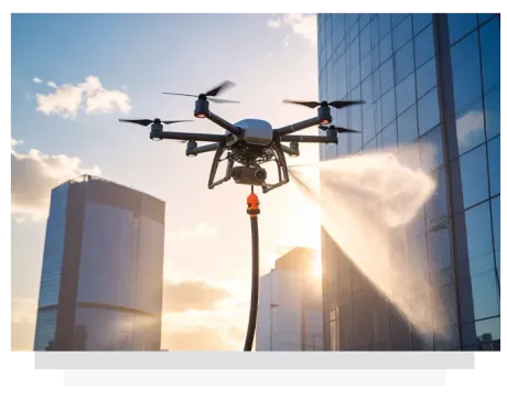 a drone for washing