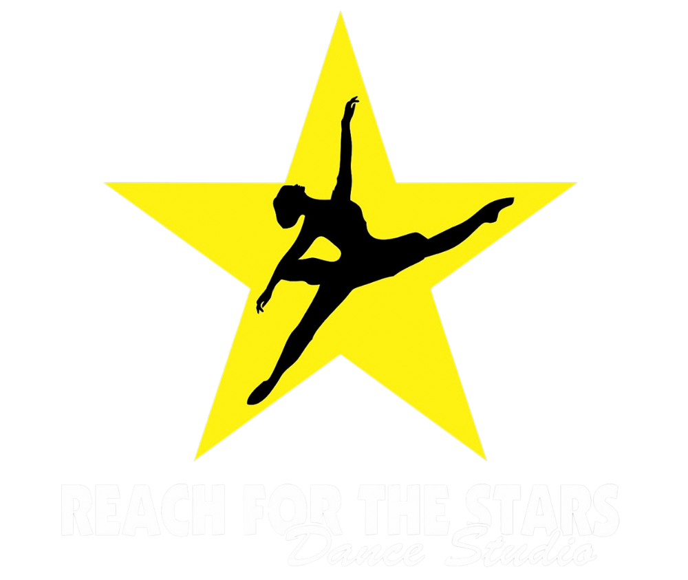 The logo for reach for the stars dance studio