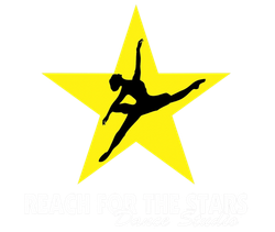 The logo for reach for the stars dance studio