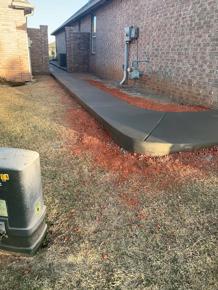concrete walkway in Oakville