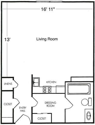 City View Offers 9 Different Studio, 1 & 2-Bedroom Floor Plans