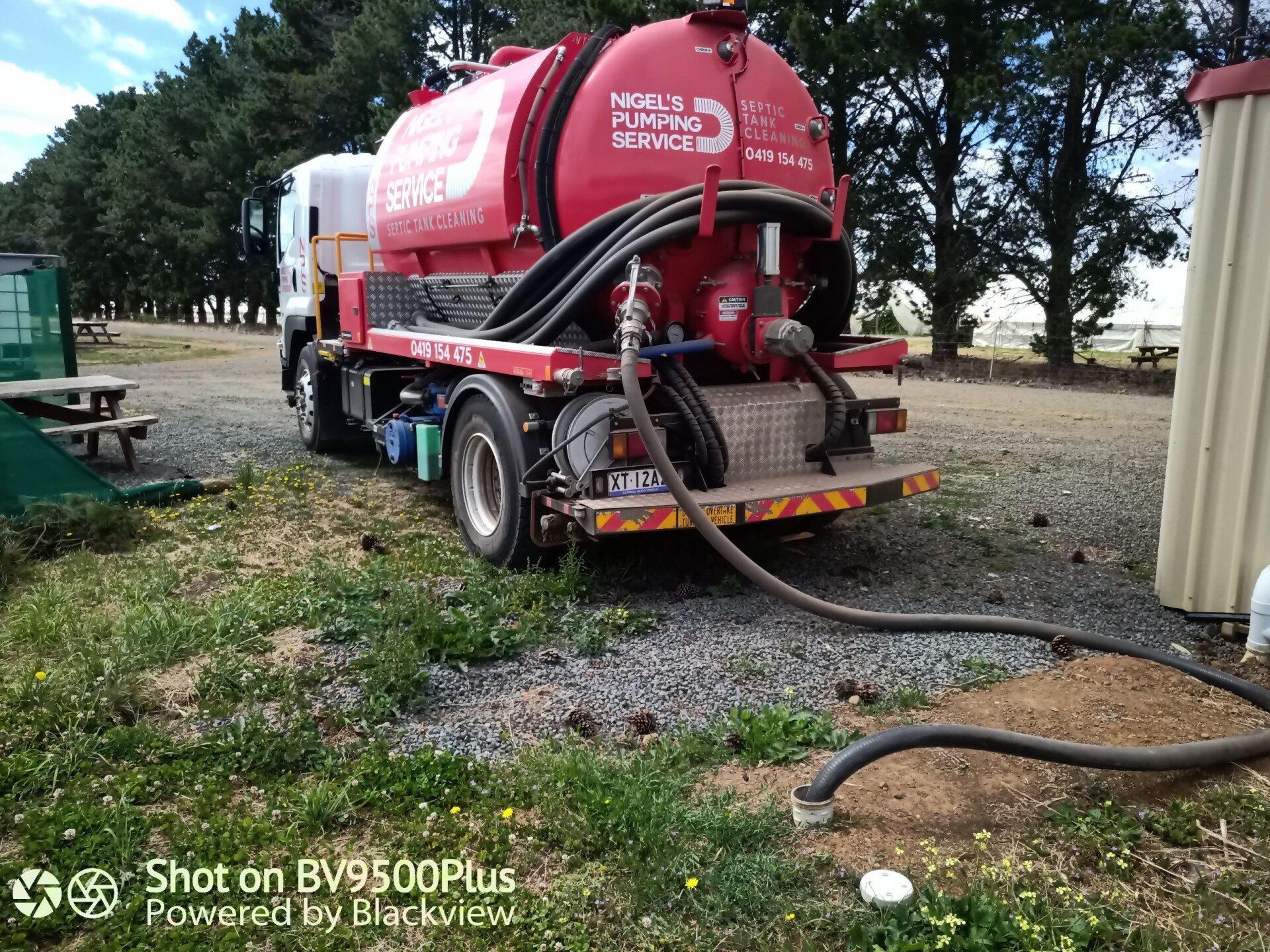 Red Septic Truck — Launceston — Nigel’s Pumping Service
