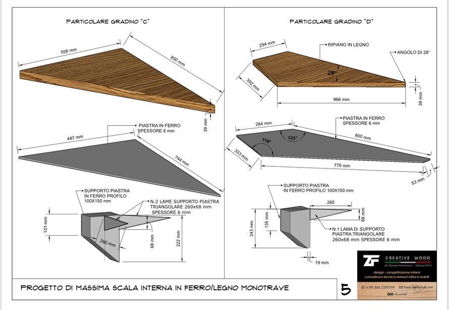progettazione interni in legno