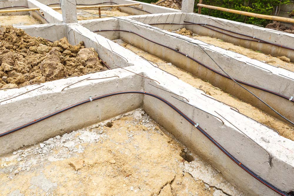 Termite Protection System On Home Foundation