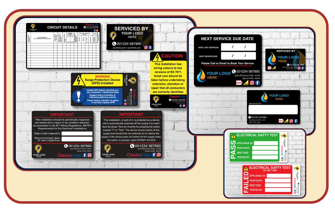 Trade stickers and labels