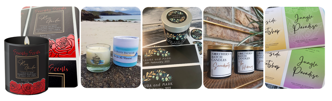 candle labels