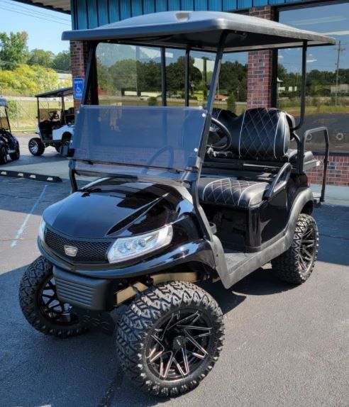 Orange Used Golf Cart | Greenville, SC | Elite Custom Golf Carts LLC