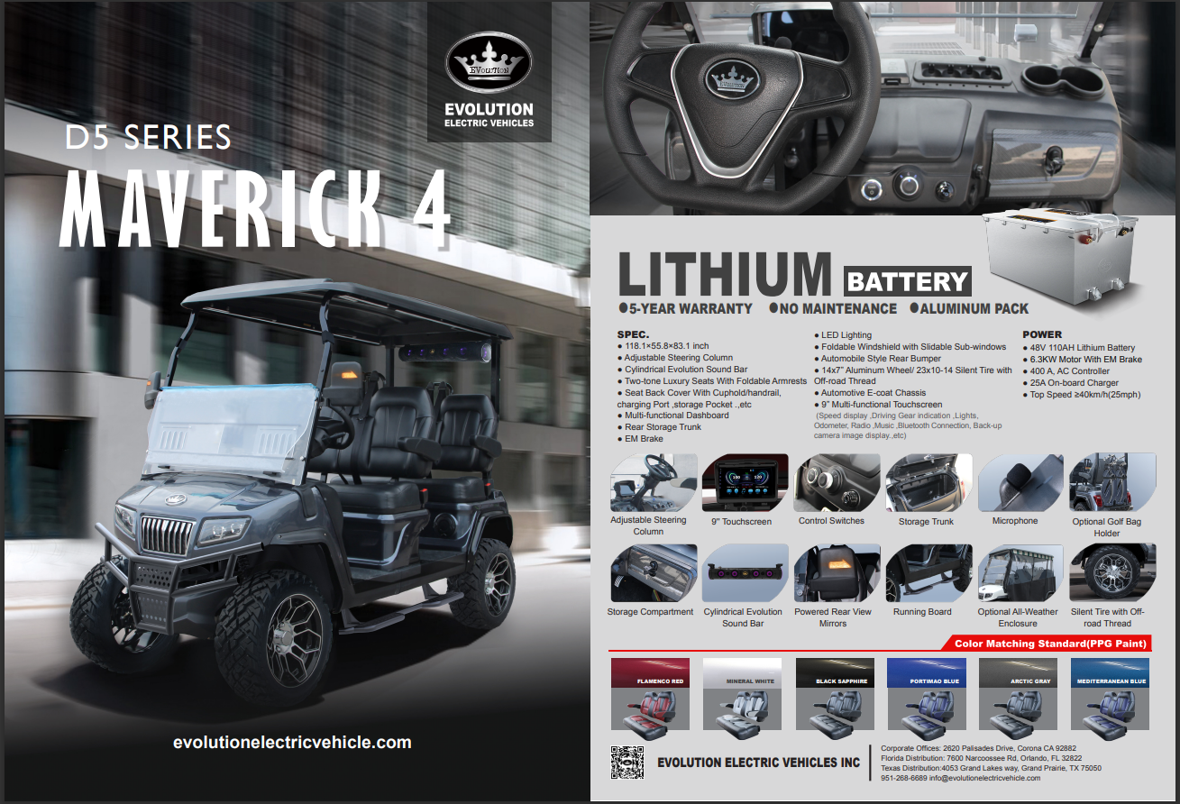 Evolution Golf Cart Elite Custom Golf Carts LLC