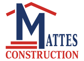 Logo for Mattes Construction: Blue 