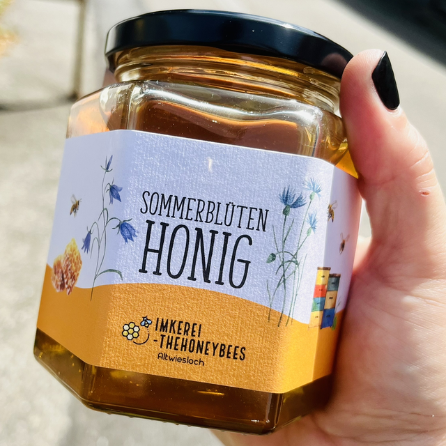 Sommerblütenhonig 500g, flüssig