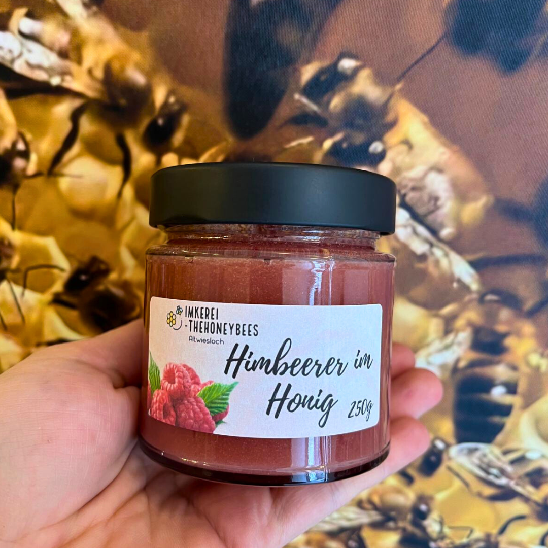 Himbeere im Honig, 250g