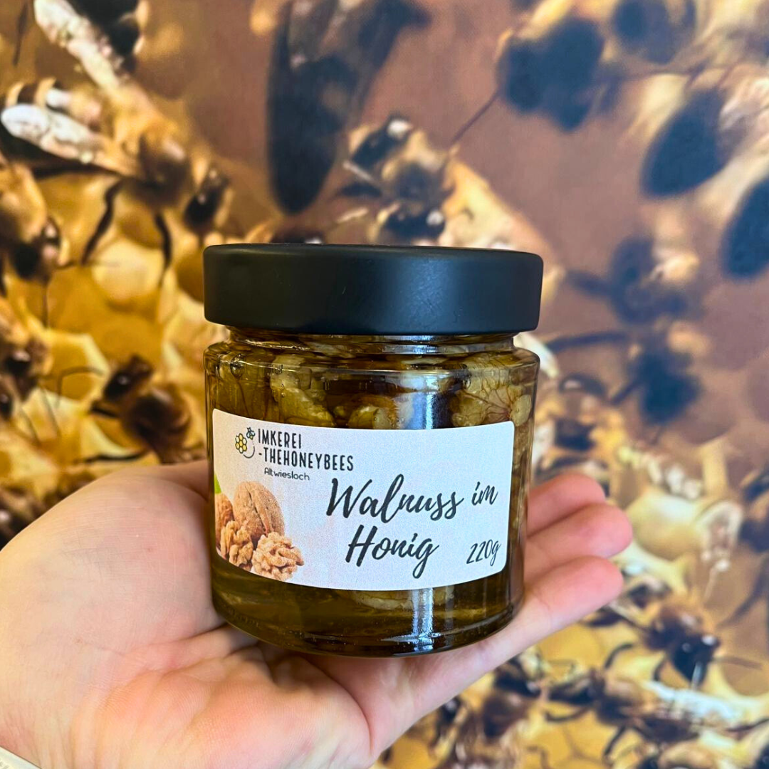 Walnuss im Blütenhonig, 220g