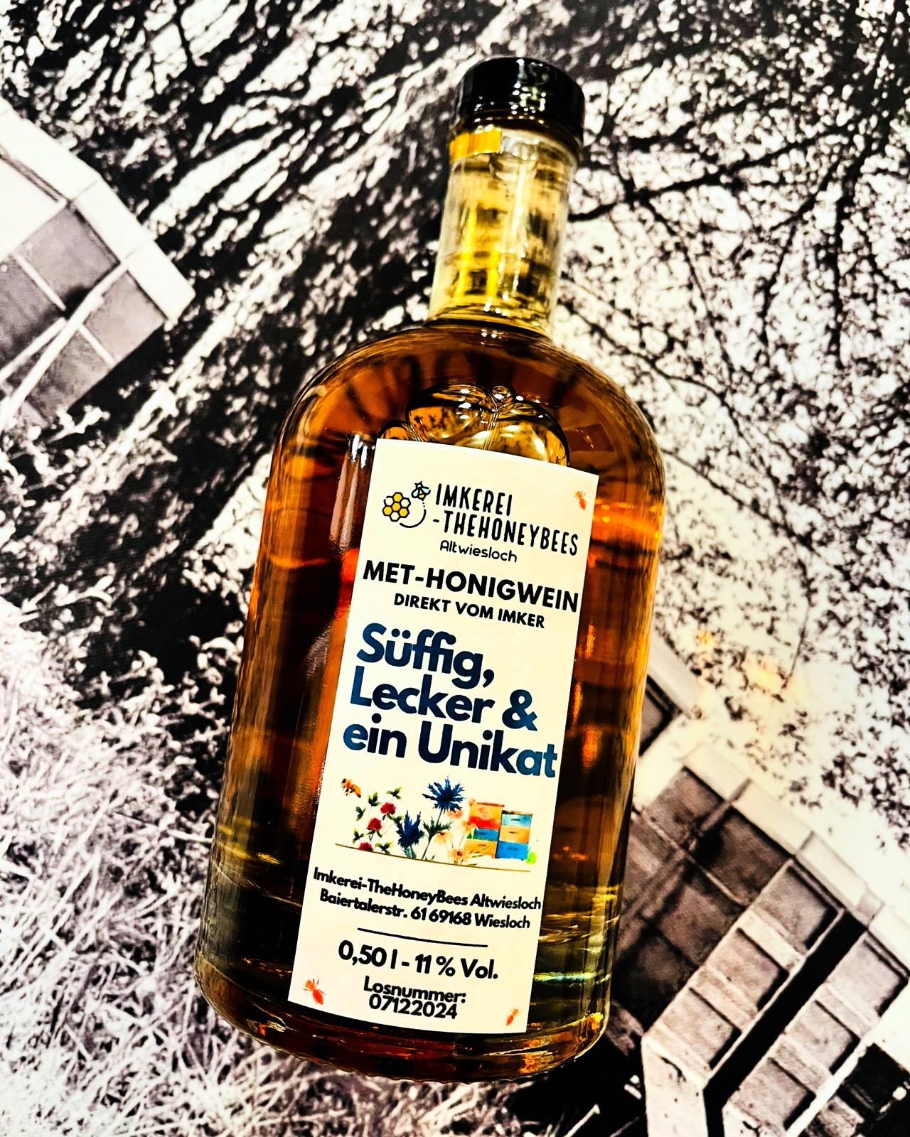 MET-Honigwein vom Imker - 0,5l / 11,0% vol.