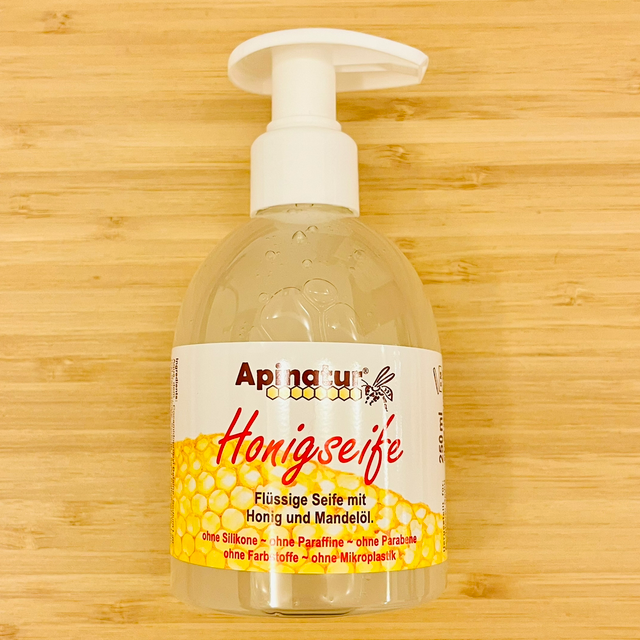 Flüssige Honigseife, 250ml Spender