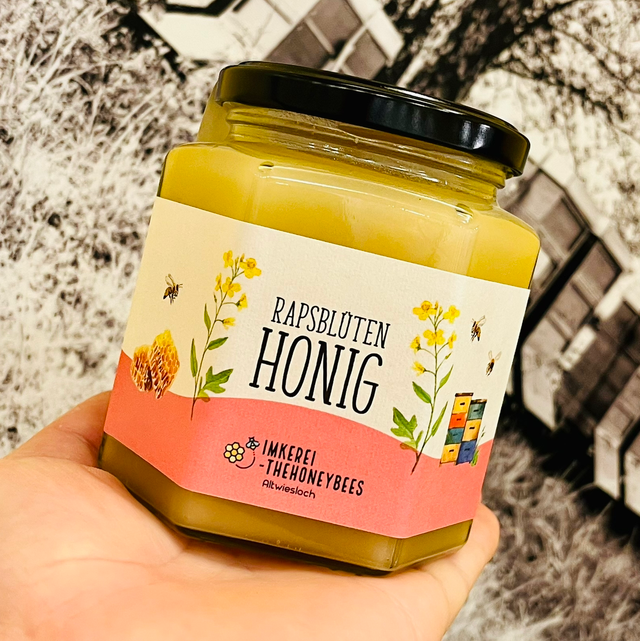 Rapsblütenhonig 500g, cremig