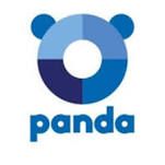 Logotipo de Panda Security: icono de cabeza de panda azul con un círculo segmentado y la palabra 
