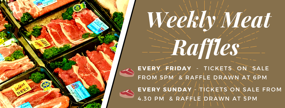 Meat Raffle Ad Banner — Events in Taree, NSW