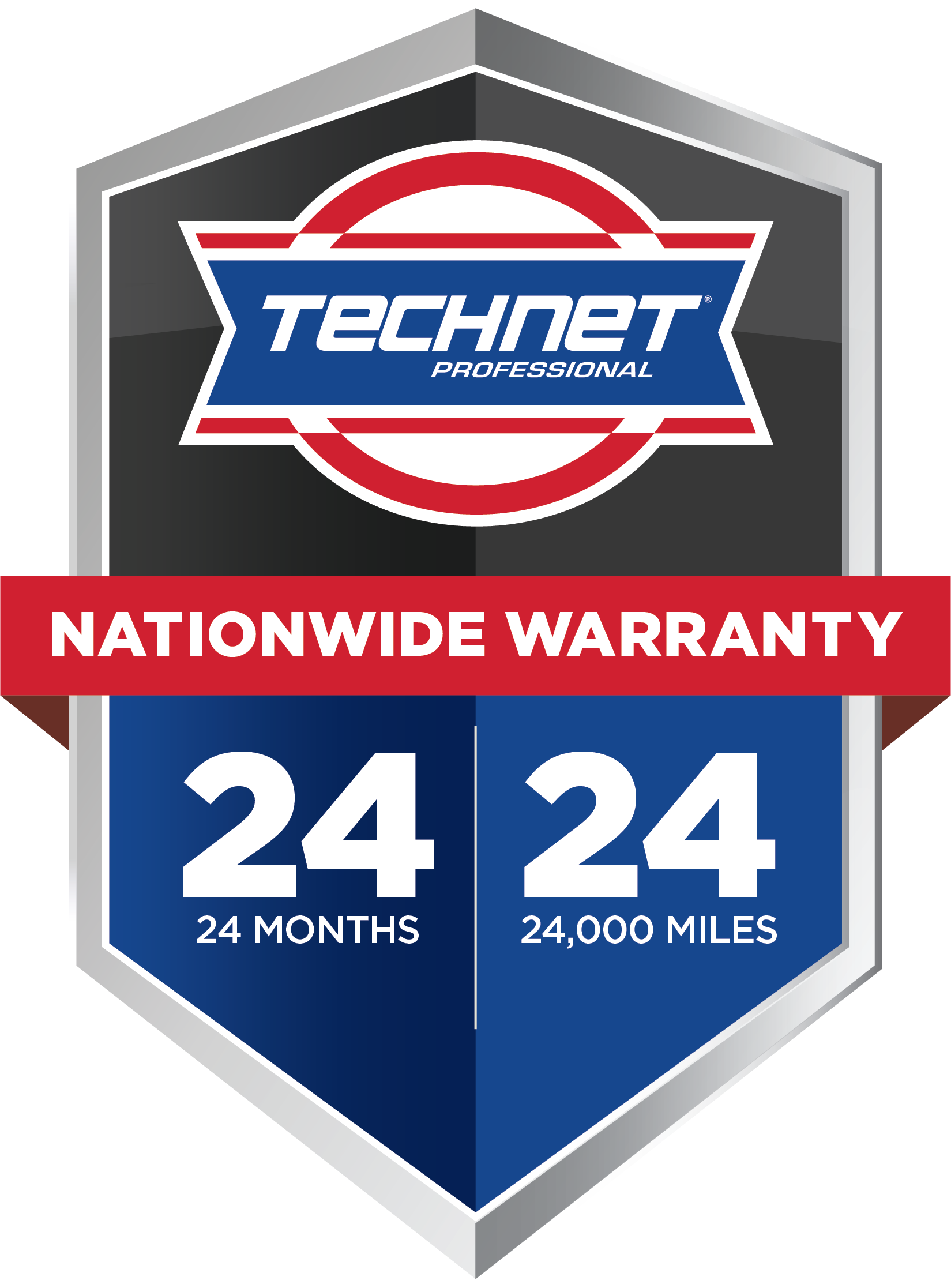 Technet 24 Months 24K Miles Warranty Logo | Meredith Auto Clinic