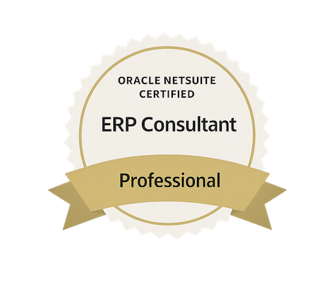 NetSuite Certified ERP Consultant Badge