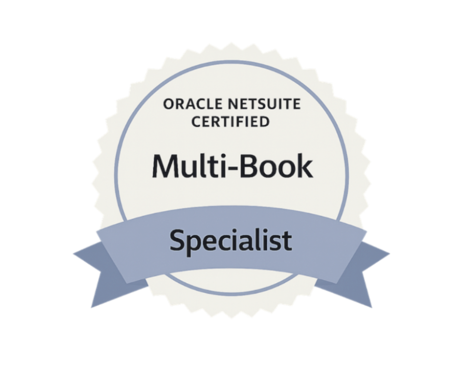 NetSuite Multi-Book Certification Badge