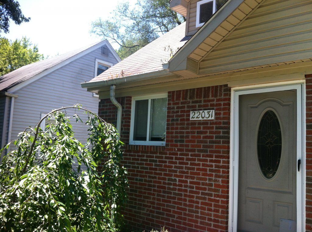 Front Downspouts — Southfield, MI — Henderson’s Gutter Cleaning Service