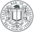 The seal of the state of california has a bear and scales of justice on it.