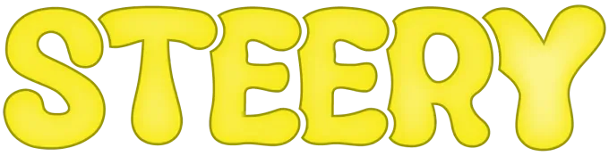 steery logo steery game logo