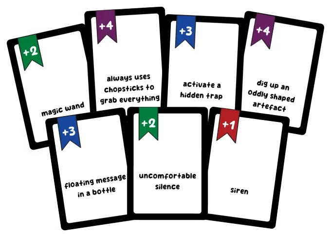 story cards steery game story cards