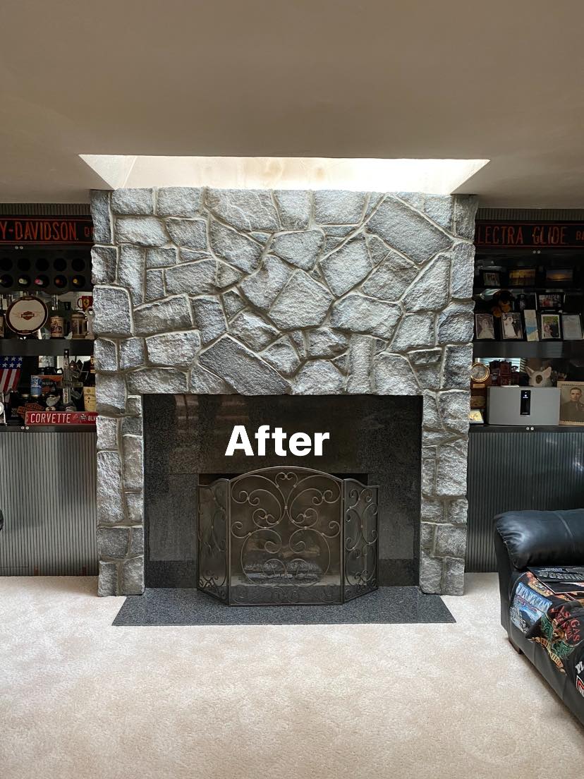 After Fireplace Creation | Worcester, MA | Craftsman Masonry and Restoration