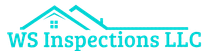 WS Inspections LLC Logo - Simplistic roof over name
