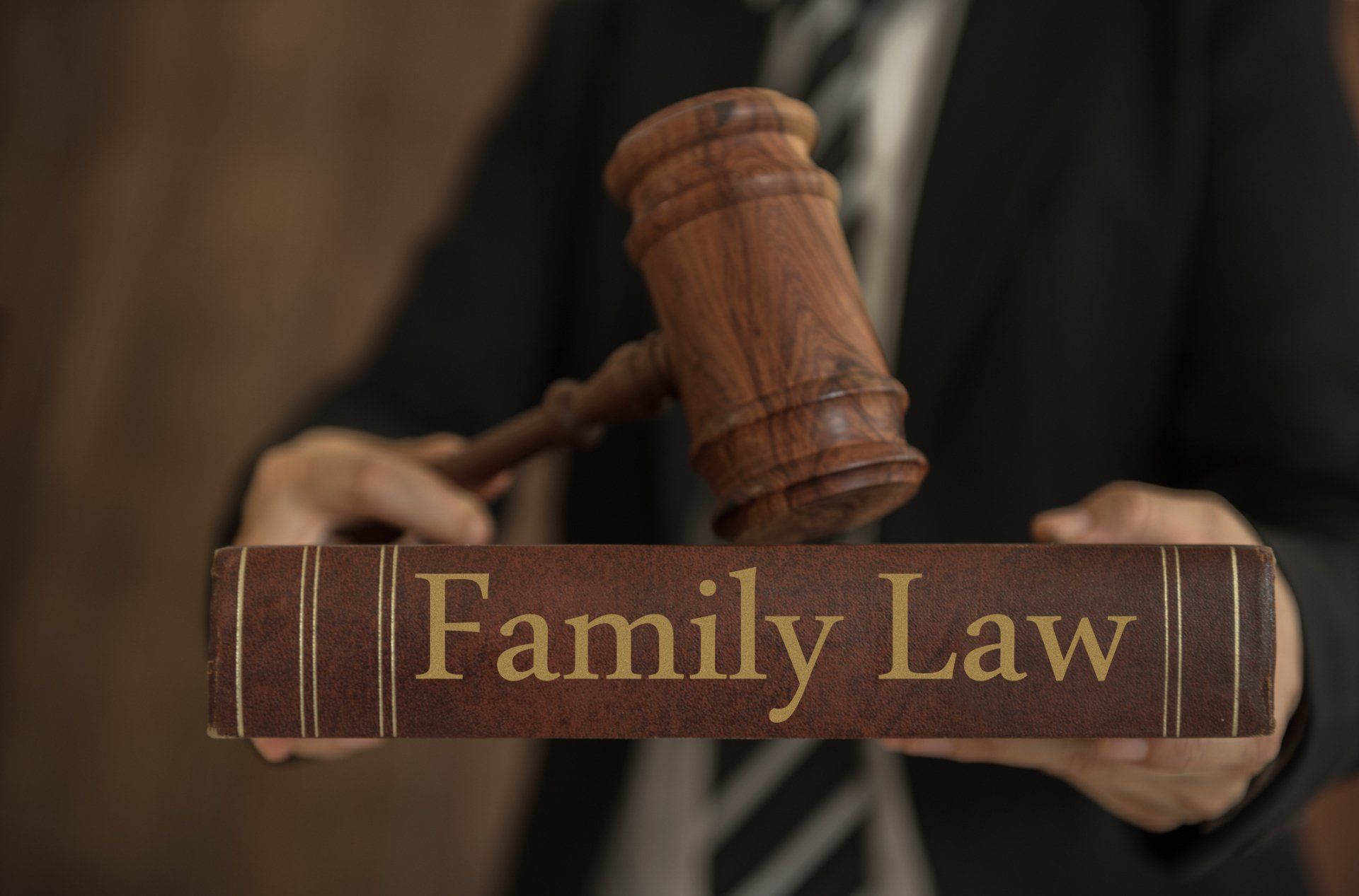 Family Figure And Gavel — Brunswick, GA — Wallace E. Harrell III, Attorney at Law