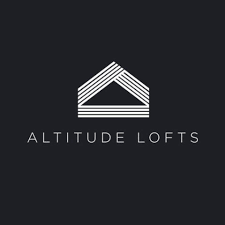 A logo for a company called altitude lofts