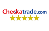 The checkatrade.com logo has five stars on it