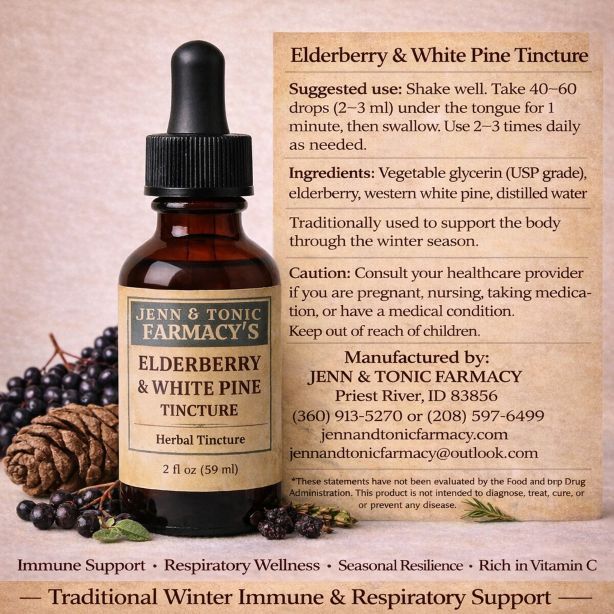 Elderberry & White Pine Tincture